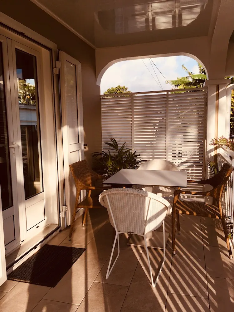 La terrasse du studio Liberty
